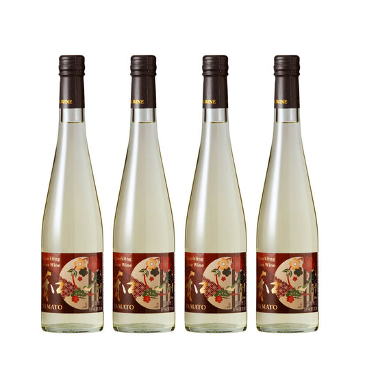 スパークリング梅ワイン 和（YAMATO） 瓶 4本入りセット
