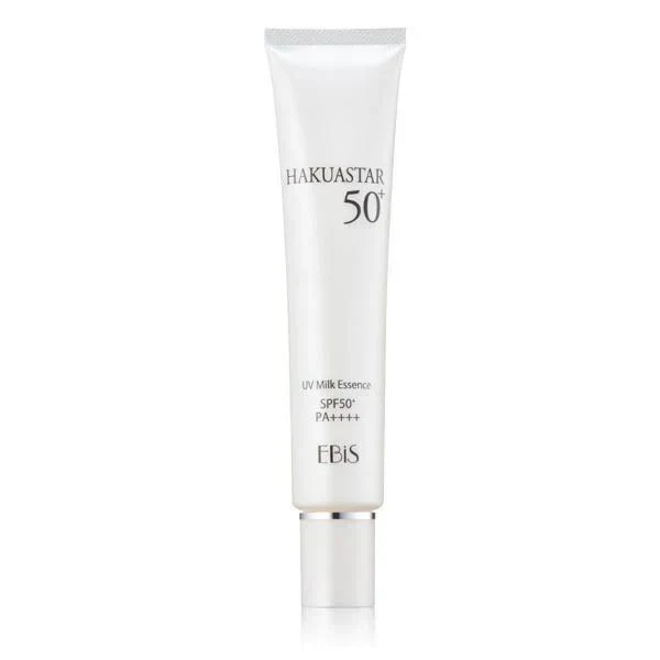美肌UVクリーム つけている間スキンケア SPF50+ PA++++ ハクアスター 40g 日焼け止め UVケア クリーム 下地 保湿 ウォータープルーフ 化粧下地 効果も エビス メB