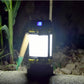 LED ランタン 懐中電灯 サーチライト   USB充電式 一台三役 防滴 キャンプ 登山 釣り 防災 停電 緊急 非常用 PSE認証 w031B(イエロー)