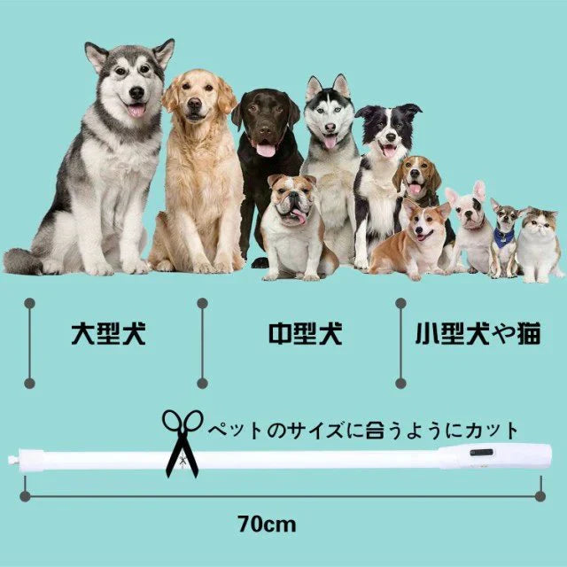 当日発送★光る首輪 犬用 レインボー 発光首輪 充電式 usb充電式 装着簡単 柔らかい 軽量 サイズ調整可能 ペット 犬 猫 視認性 4モード w494J(七彩)