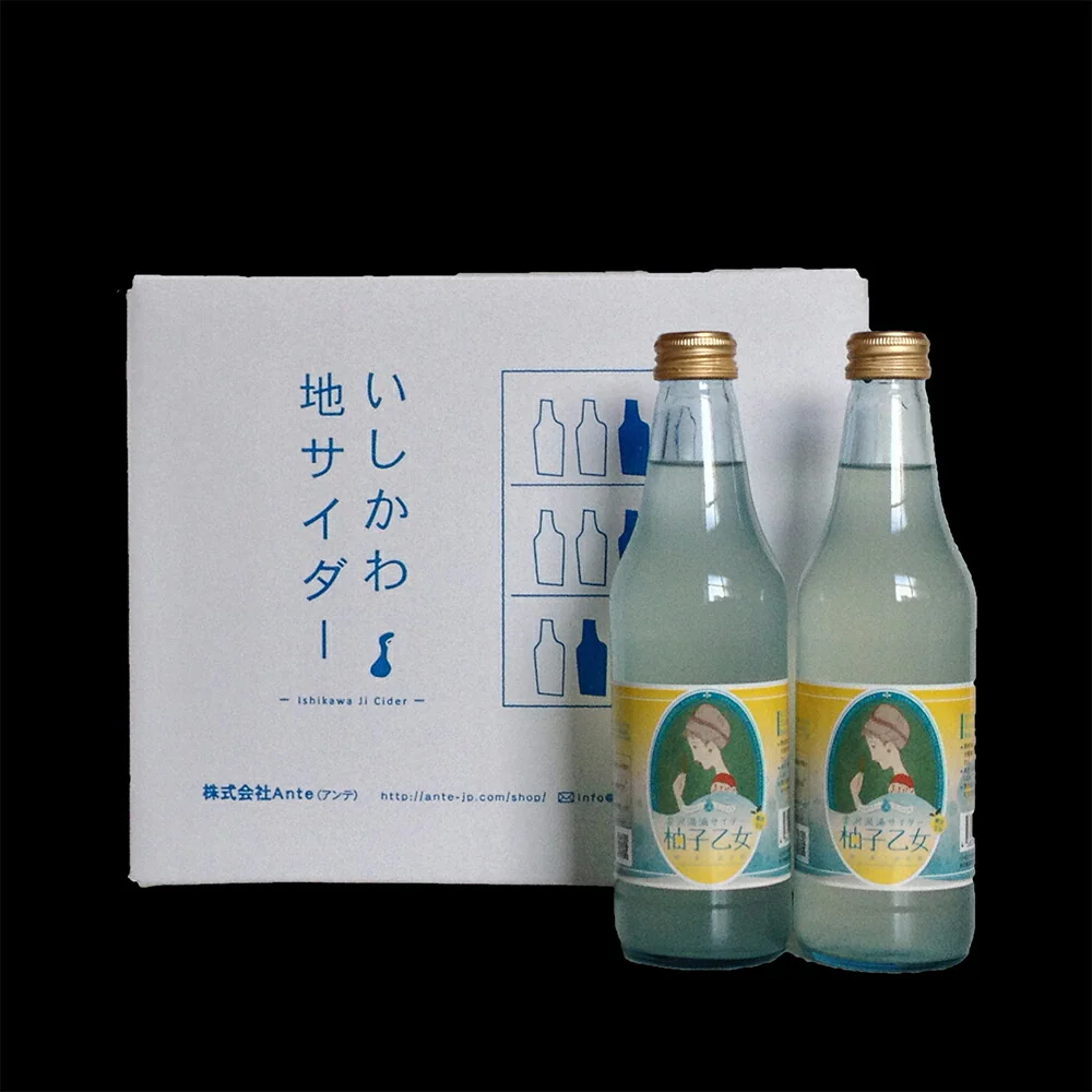 石川 金沢湯桶サイダー 柚子乙女 340ml×12本