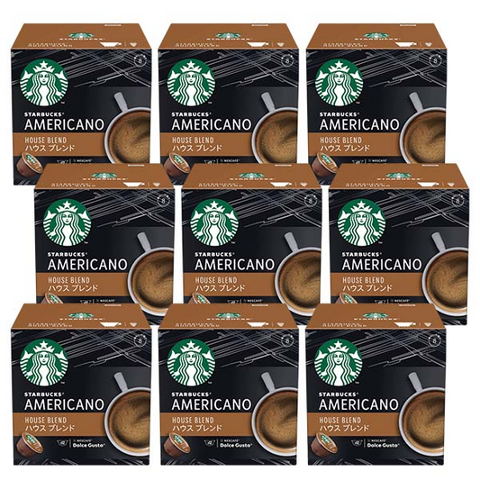 ネスカフェ ドルチェグスト 専用カプセル スターバックス ハウスブレンド ×9箱【3?4営業日以内に出荷】【送料無料】ネスレ ネスカフェ コーヒー ホットコーヒー スタバ