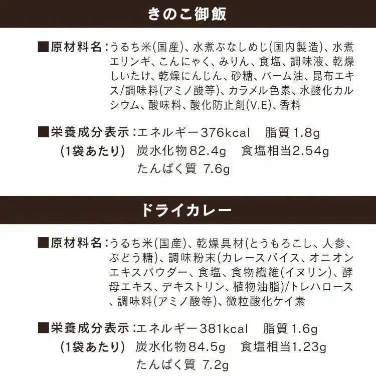【5年保存】アイリスフーズ アルファ化米 10食分(5種×各2食)