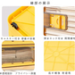 XINYF 収納ボックス(ホワイト-1個, 51.5×36×30cm-55.6L) 折りたたみ 蓋付き 積み重ね 全方向から取り出せる 収納ケース プラスチック キャスター付き