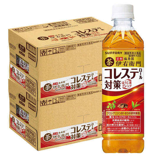 【送料無料】【機能性表示食品】サントリー 伊右衛門 プラス コレステロール対策 500ml×2ケース/48本