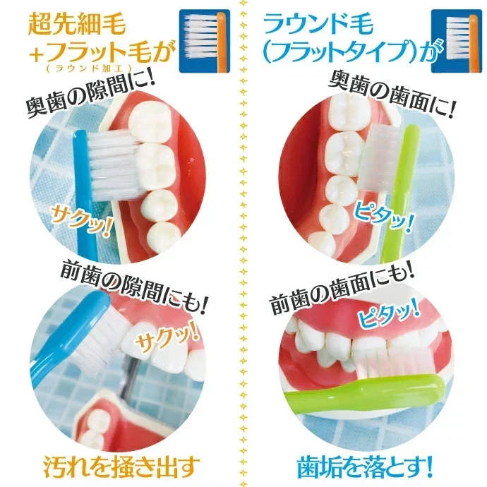 歯ブラシ まとめ買い Ci700 極薄ヘッド (超先細+フラット毛) スライドキャップ付 Sやわらかめ 50本入り