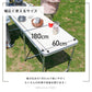 【予約商品：11月上旬（～10日までに発送）】【60×180㎝】【ブラウン】アウトドア テーブル 折りたたみ テーブル レジャーテーブル ピクニックテーブル アウトドアテーブル 幅180cm 軽量 アルミ 折りたたみテーブル 高さ調節 お花見 キャンプ バーベキュー BBQ キャンプ用品