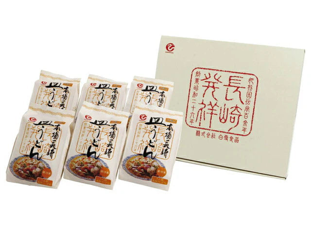 長崎県特産品 長崎皿うどん 冷凍皿うどん6食セット FS38【送料込み】【お届け不可地域：北海道・沖縄・離島】