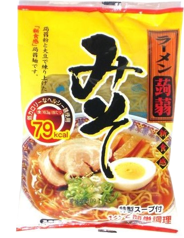 こんにゃく麺 こんにゃくラーメン みそ 24食