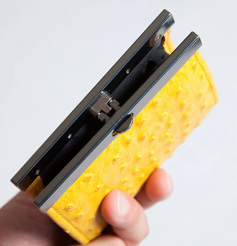 【ブラック】カードケース ジャバラ 薄型 メンズ レディース 大容量 20枚 スマート オーストリッチ調 高級 がま口