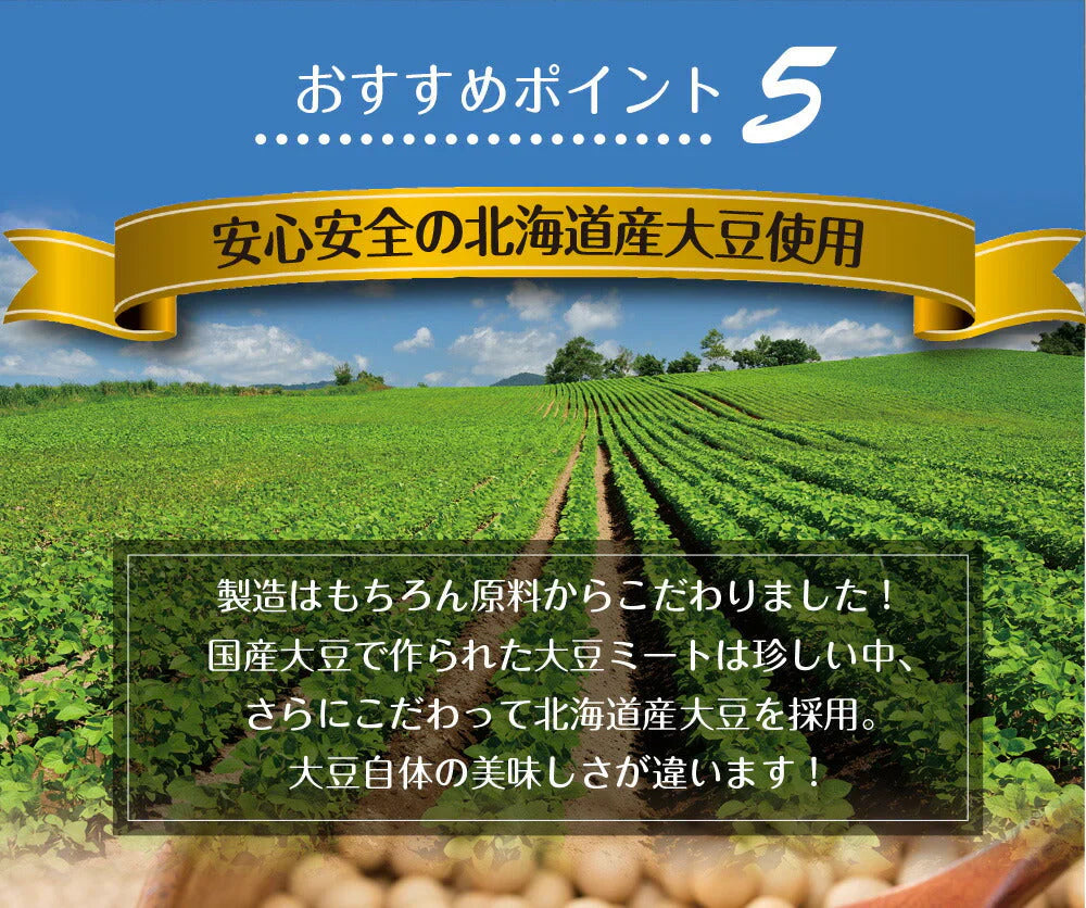 賞味期限2025年6月30日 日本橋いなば園 北海道産 大豆ミート 300g ネコポス メール便送料無料