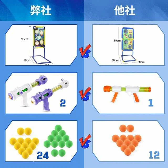 ポッパーガン ターゲット射撃ゲーム おもちゃ おとこのこ たのしい シューティング ポッパー ガン 射撃 ゲーム プレゼント キッズ玩具
