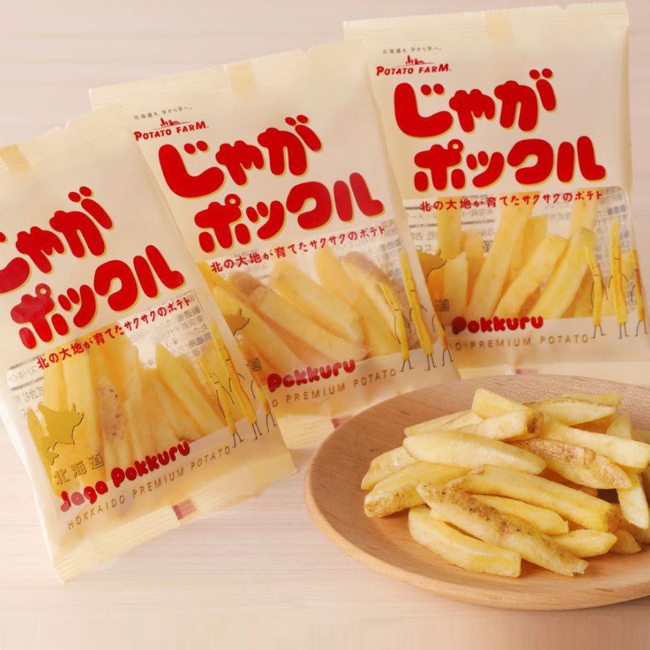 【送料無料】じゃがポックル12個セット オホーツクの塩味 10袋入 カルビー/Calbee 北海道限定【ケース買い】
