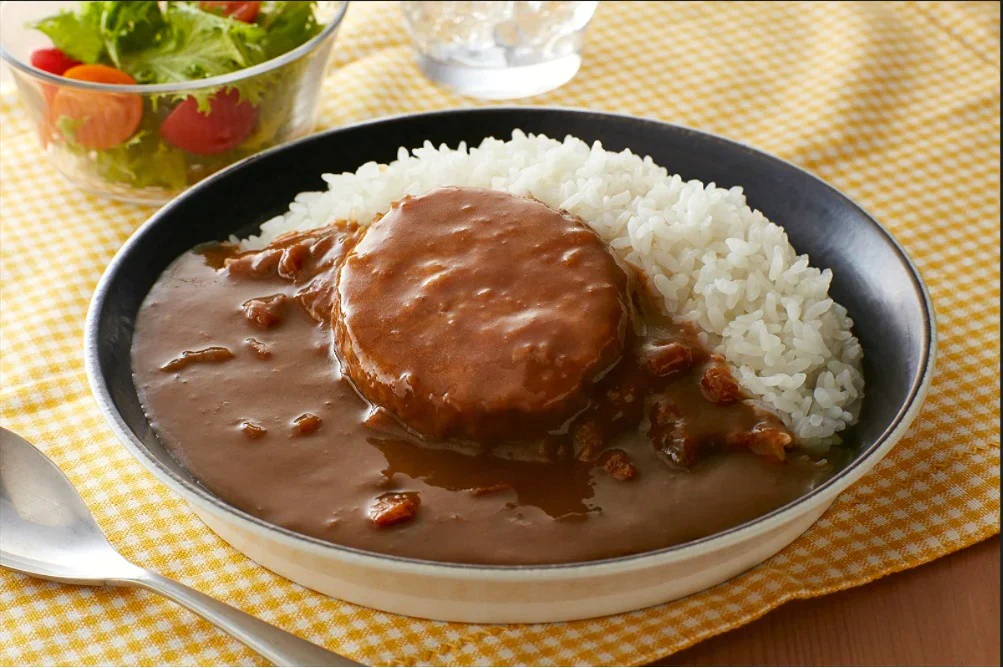 鶏屋シリーズ ハンバーグカレー(中辛)200g×4個セット