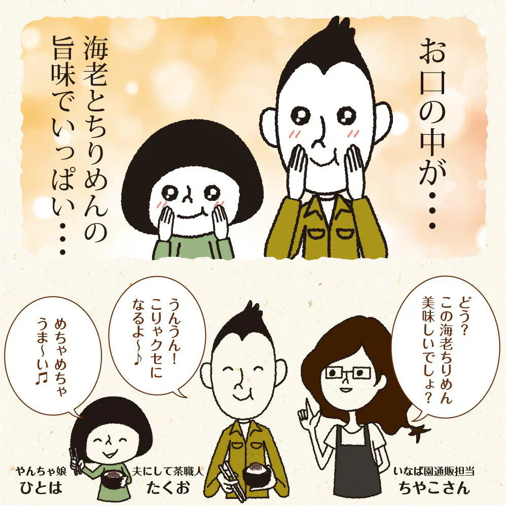 日本橋いなば園 海老ちりめん 30g メール便送料無料