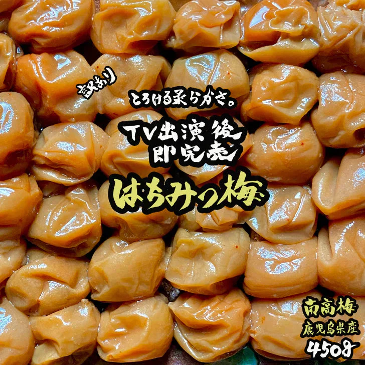 除草剤不使用◎農園栽培 南高はちみつ梅干し 450g