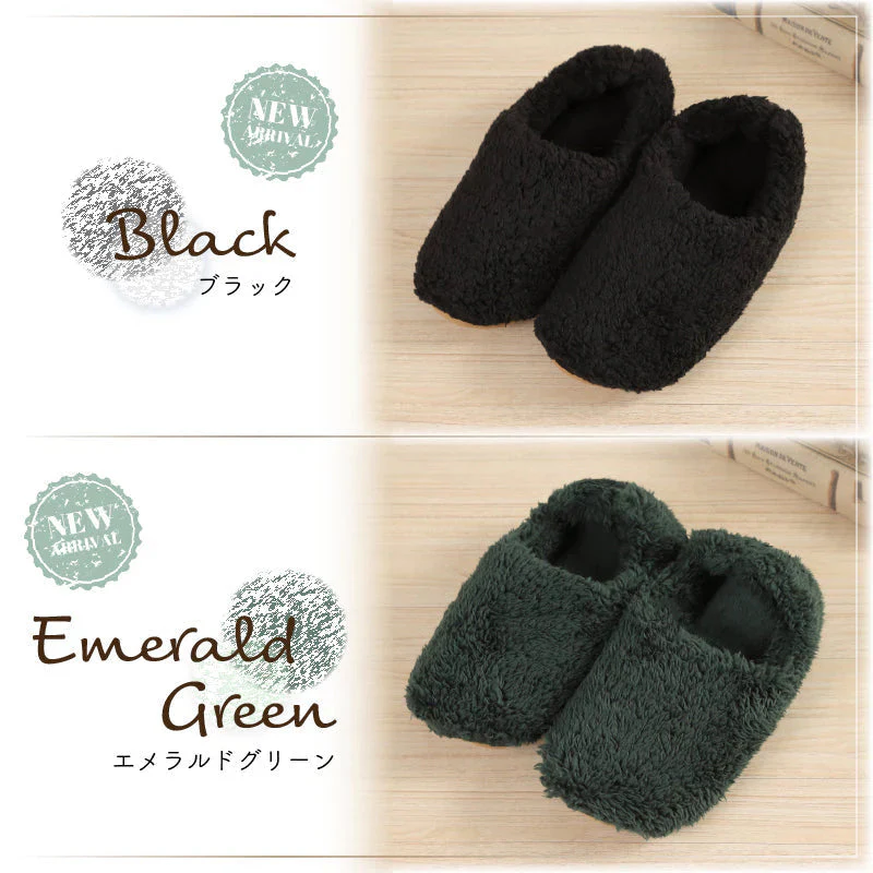 【ルームシューズ 色お任せ /Mサイズ】ルームシューズ もこもこ あったか 洗える 裏起毛 スリッパ 暖かい 防寒 北欧風 おしゃれ かわいい 冬用 秋 レディース メンズ 子供 ボア 滑り止め 防音 スエード 新生活 プレゼント