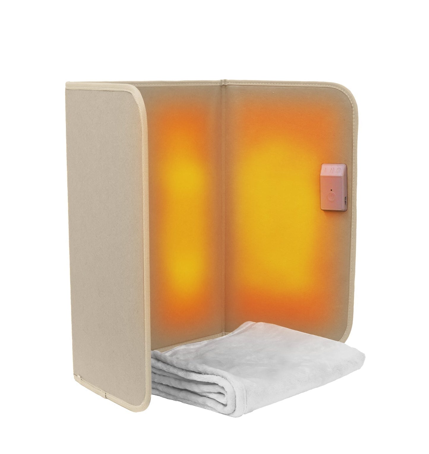 【ブラウン】【ブランケット付き】パネルヒーター 足元 ヒーター 省エネ 遠赤外線 折りたたみ おしゃれ 足元ヒーター デスクヒーター 足元暖房 フットヒーター 足 ヒーター 足元 電気ヒーター こたつ 暖房 あったか デスク 冷え対策 寒さ対策
