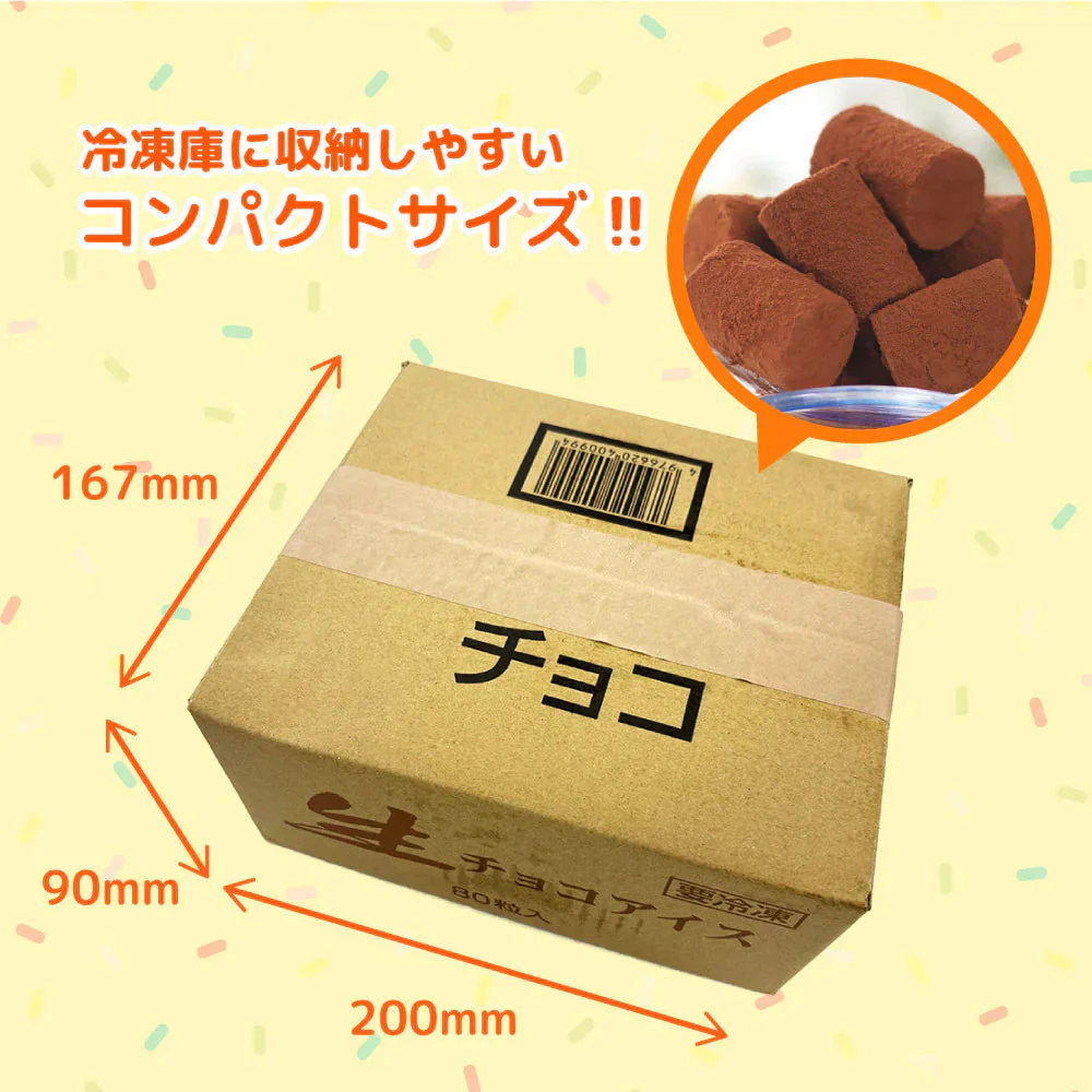 ヒカリ乳業 生チョコアイス 12ml×80粒【ご自宅用】【日付指定不可】【送料込み】