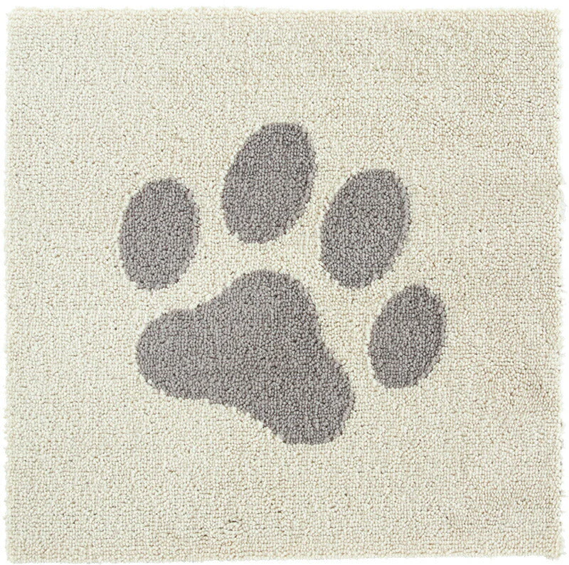 【ベージュ柄あり】ピタペトモ 45×45cm 2枚セット ペット マット カーペット 滑らない 日本製