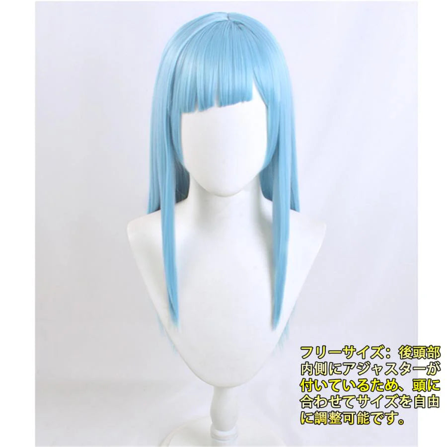 耐熱コスプレウィッグ 呪術廻戦 三輪霞（みわ かすみ） 風 グッズ ウィッグ かつら コスチューム 舞台 ハロウィン クリスマス (ウィッグネット付き)
