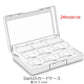 SWITCHカード用収納ケース 白 24枚任天堂SWITCHカード入れられる 半透明収納ボックス 中身が分かる 任天堂スイッチ 衝撃吸収 ゲームカード整理 保管