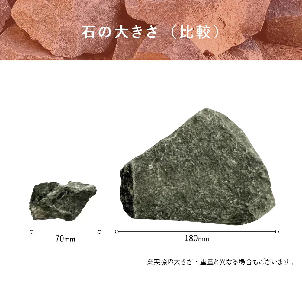 サウナストーン 焼き石 火成岩 火山岩 10kg ロウリュ サウナ  サウナー サ活 サウナ 温泉 岩盤浴 新潟 アウトドア キャンプ テントサウナ【サウナストーン 約10kg】