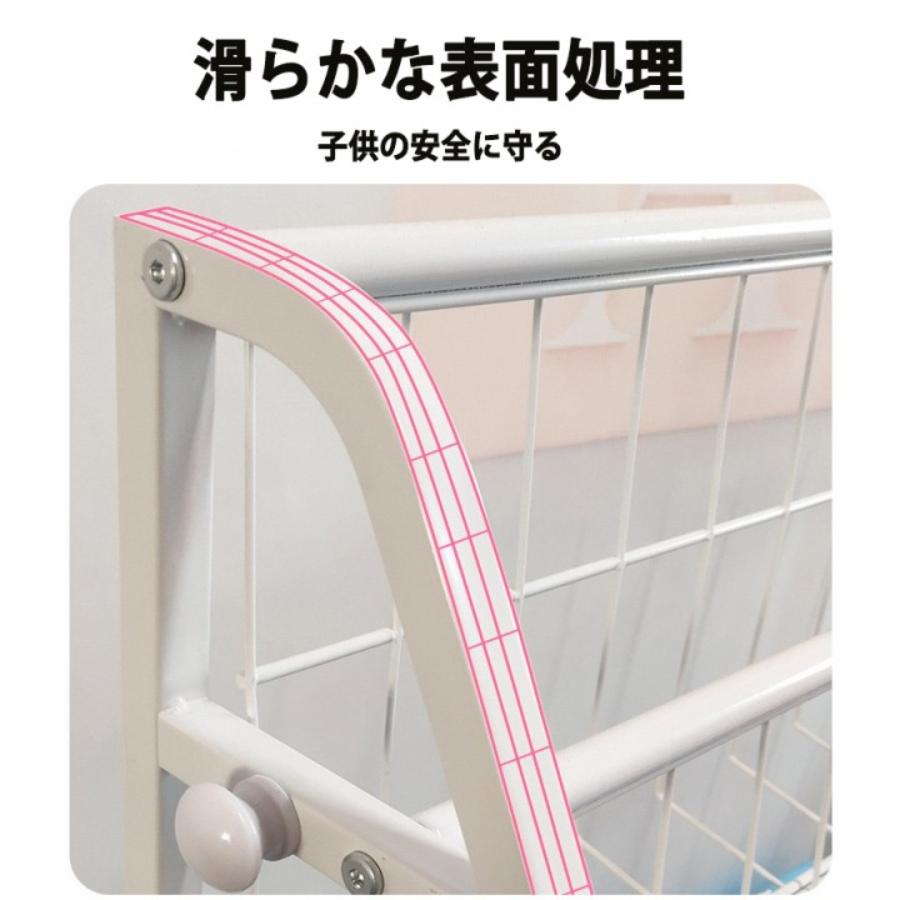 即納商品 子供用 おもちゃ 収納 絵本棚 絵本ラック 本箱 おもちゃ箱 子供用 ブック＆トイシェルフ 絵本とおもちゃ まとめて収納 パステル トイハウスラック w122A(ホワイト)