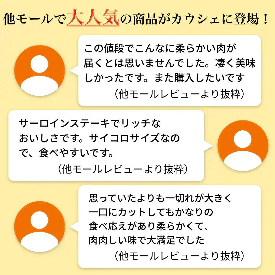 [訳あり] サーロインサイコロステーキ 1kg（大きさ不揃い）(加工牛肉)