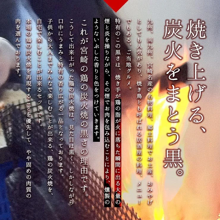 焼き鳥 鶏の炭火焼き(鳥の炭火焼き/炭火焼き鳥/焼鳥)を作る1kgセット