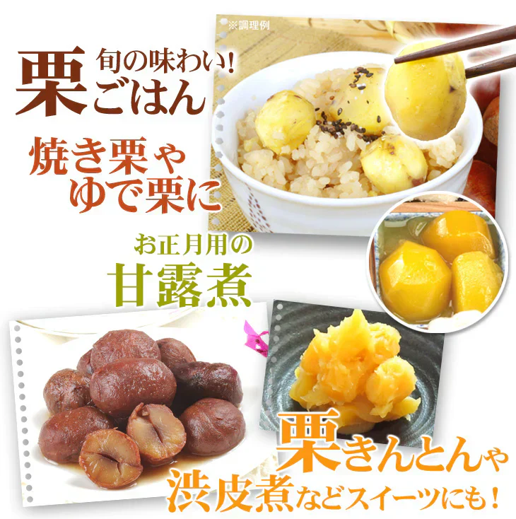 くり 国産和栗 茨城産 生栗 1kg 2Lサイズ