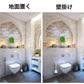 即納商品 トイレブラシ 柔らかい地面式 掃除ブラシ 収納ケース付き コンパクト TPR材質 トイレ掃除 傷つけない 用品 衛生トイレ掃除 トイレ掃除 掃除ブラシ(w073A)グレー