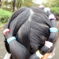 (ブラック)からまないゴム 小 セット ヘアゴム ベビーゴム 絡まないゴム シンプル KIDS キッズ 子供 痛くない　かわいい 可愛い デイリー 普段使い 日用使い 赤ちゃん BABY ヘアアクセサリー からみにくい 跡つかない