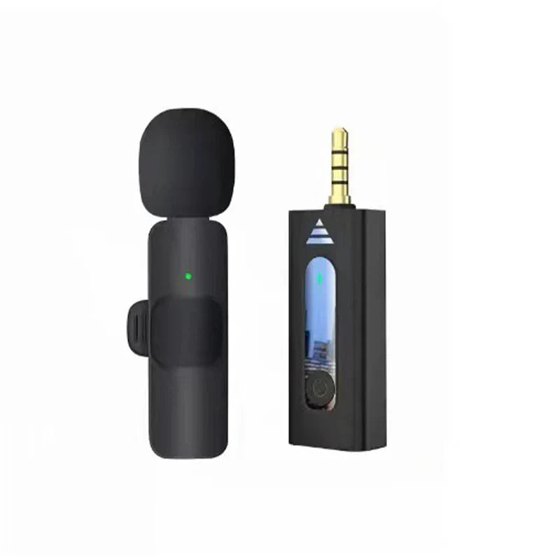 ワイヤレスマイク ピンマイク 3.5mm端子 設定不要 スマホ同時充電可能 クリップ式 360°集音 ノイズ軽減 配信 Vlog PC iPhone Android 対応