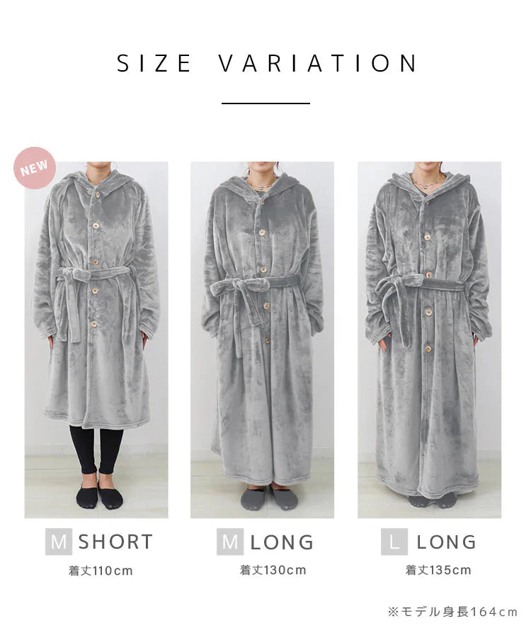 【Mサイズショート】【マシュマロピンク】着る毛布 ルームウェア フード付き M L 毛布 あったかグッズ ルームウェア 冬 もこもこ パジャマ レディース かわいい メンズ ロング ショート マタニティ ナイトウェア ブランケット 部屋着 おしゃれ 可愛い 秋冬