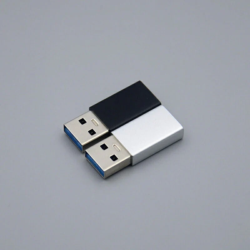 Type-C 黒 usb3.0変換アダプター データ転送 充電 従来のUSB充電器でiPhone12/12mini/12Pro/12Pro Maxを充電するための転換コネクタ 3A コンパクト
