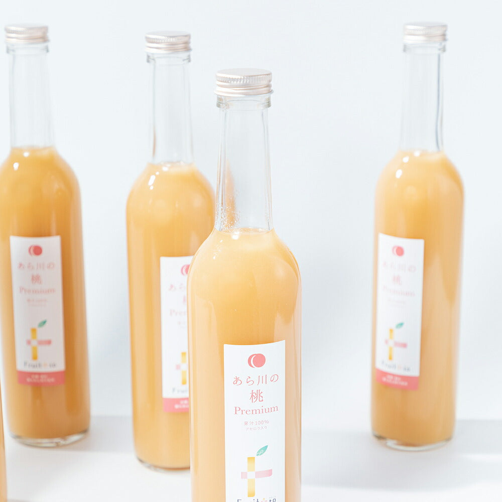 あら川の桃 Premium 500mL×2本 ジュース モモ もも 無添加【送料込み】【お届け不可地域：北海道・沖縄・離島】
