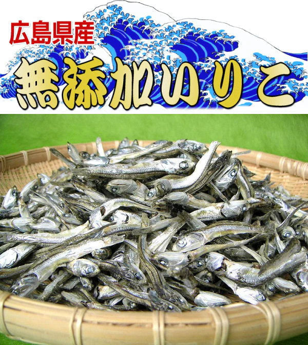 いりこ(煮干し) 200g×1袋 送料無料 広島県産 だし 大小不揃い 訳あり少し大きめ