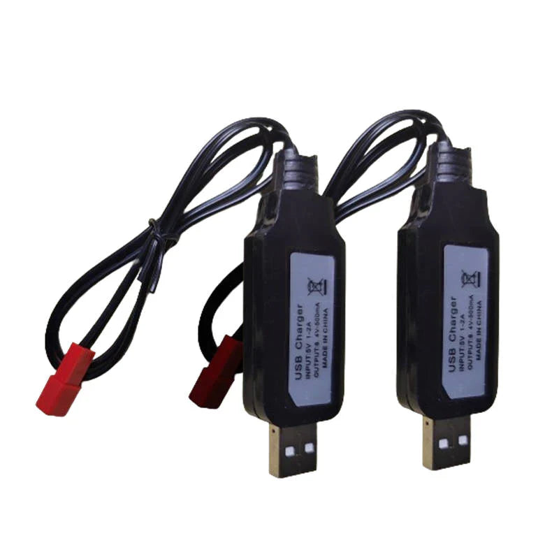 ドローン USB充電ケーブル 2本セット 8.4V 汎用 #601G