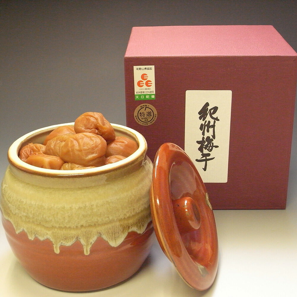 【3人シェア買いでお得】紀州うす塩梅「匠」焼壺入り 梅干し 【お届け不可地域：沖縄・離島】【プレミア和歌山物産展】