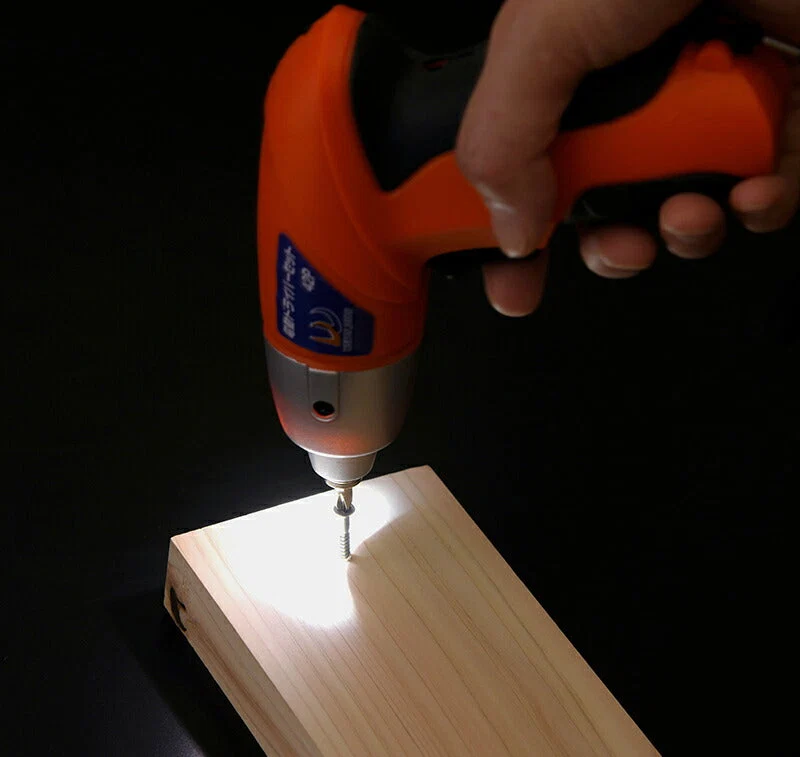 電動ドライバー セット 42パーツ 小型 充電式 家庭用 ケース付き LEDライト付き コードレスタイプ マグネット式 初心者セット 工具セット DIY