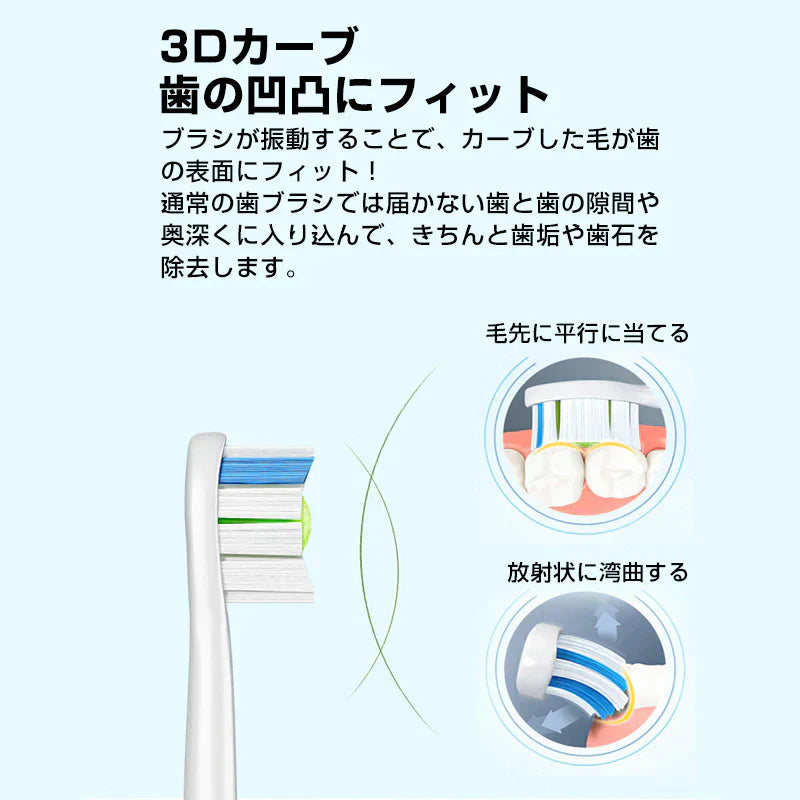 ジュニア 電動歯ブラシヘッド 替えブラシ 7歳以上子供専用 4個セット 互換 フィリップス ソニッケアー キッズ 個別包装 歯垢除去 口腔ケア 音波振動 スペア 予備
