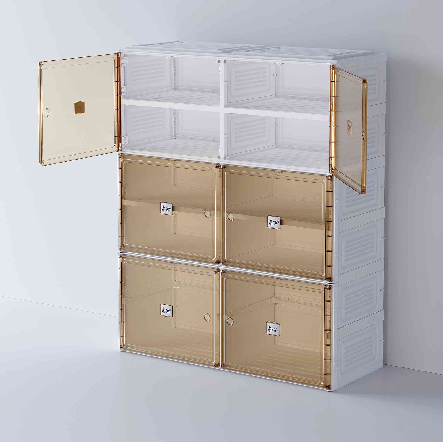 16格 シューズボックス シューズラック 靴棚 下駄箱 折り畳み式 省スペース スニーカー収納 玄関収納 一体構造 収納ボックス 収納ケース シューズケース 防塵 磁石開閉扉 透明 大容量 引っ越し便利 靴入れ簡単組立 小物 化粧品収納 ディスプレイ靴収納 多機能 b002B(Bタイプ)