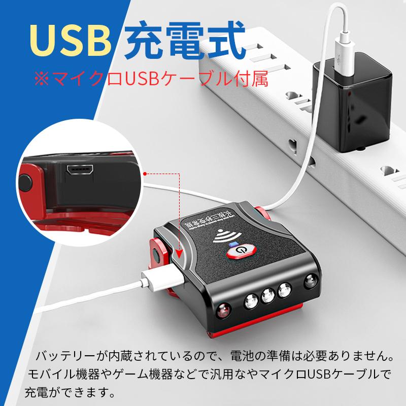 当日発送 キャップライト LEDライト ヘッドライト USB充電式 センサー機能 90度回転 超小型 軽量 防犯 停電対策 読書 アウトドア 300ｇ