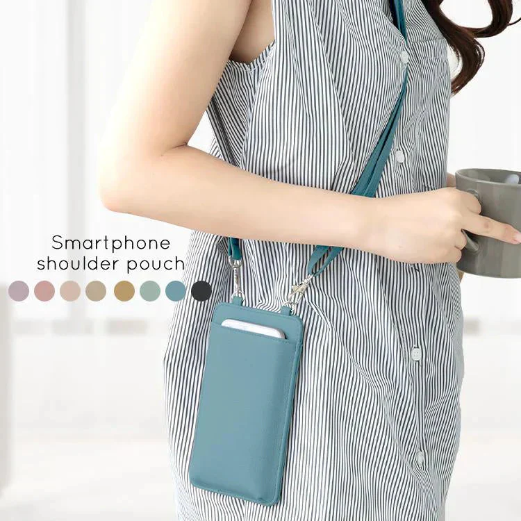 スマホポーチ 「タイプ2・パステル」 スマホショルダー レディース 斜め掛け スマホポシェット ポシェット お財布ポシェット 携帯ショルダー かわいい ポーチ 縦型 サコッシュ sg041-t2