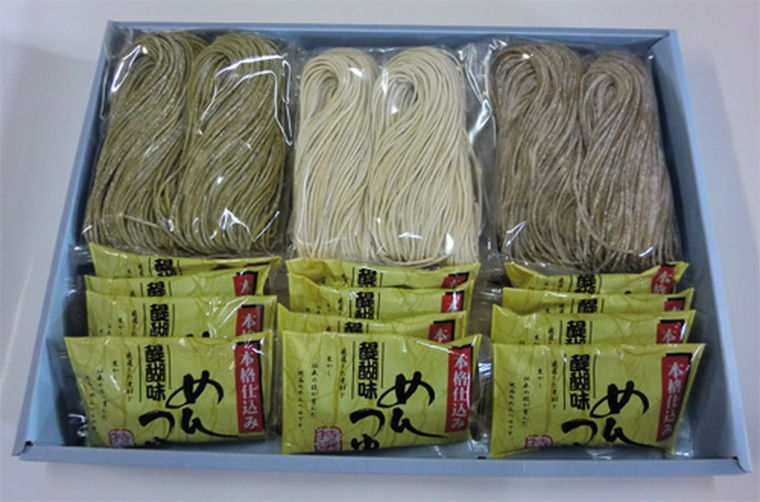 【3人シェア買いでお得】大山山麓そば3種そば祭り　(なまめん）【お届け不可地域：北海道・沖縄・離島】