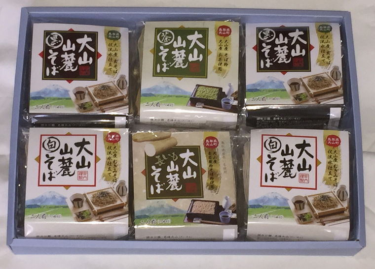 【3人シェア買いでお得】大山山麓そば4種　食べ比べセット【お届け不可地域：北海道・沖縄・離島】