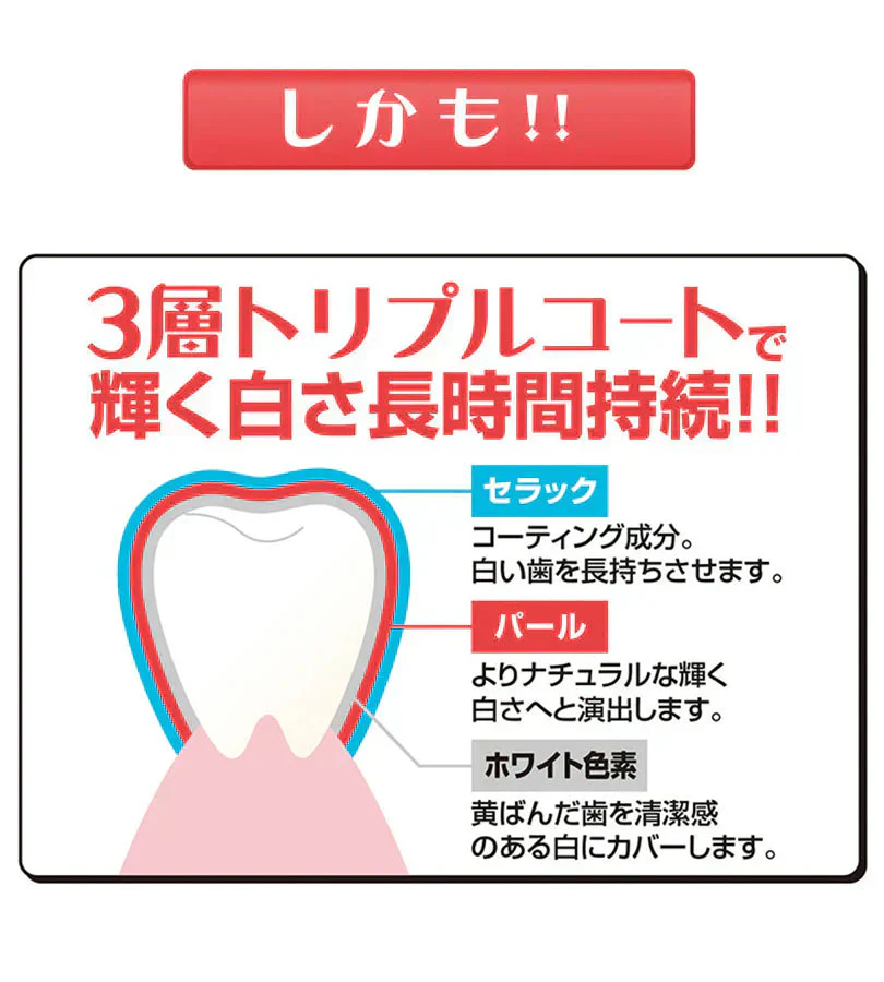 デンタルパール3ml・ナチュラルホワイト【白い歯 セルフホワイトニング 黄ばみ 変色 ナチュラル仕上がり ひと塗り 長時間 きれいな歯 笑顔が素敵 白い歯 歯のお化粧 口内ケア】歯の黄ばみや 変色 銀歯などの気になる部分をサッとカバー ひと塗りで自然な白い歯に 歯を演出できる歯のマニキュア 歯磨き粉で落とせる手軽さ デンタルパール 歯の黄ばみや 変色 銀歯
