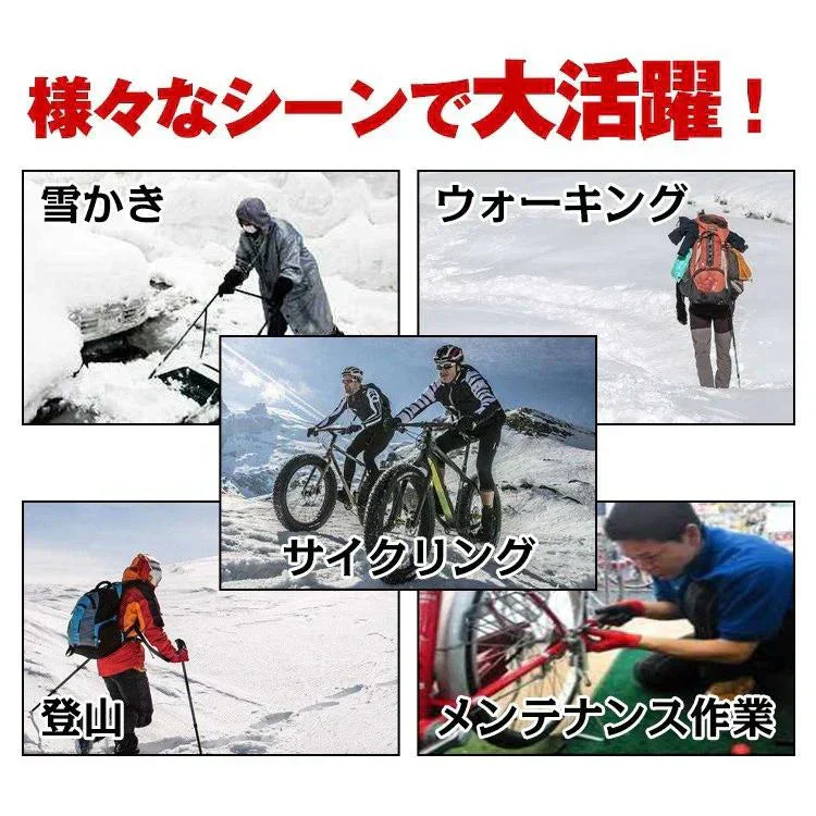 【迷彩オレンジ×Mサイズ】手袋 撥水 グローブ 裏フリース スマホ対応 自転車 バイク 登山