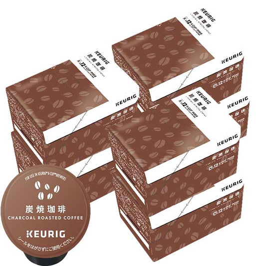 [送料無料] キューリグ Kカップ KEURIG K-Cup カプセルコーヒー カップス 炭焼珈琲 6箱(7g×72カプセル)【3~4営業日以内に出荷】 カプセルコーヒー コーヒーメーカー コーヒーカプセル